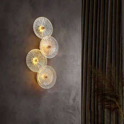 Lotusformad vägglampa