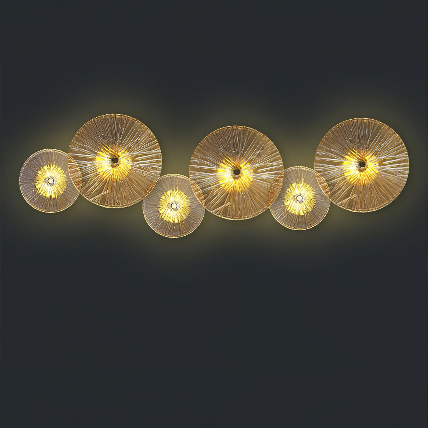 Lotusformad vägglampa