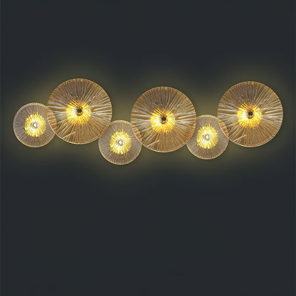 Lotusformad vägglampa