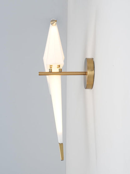 Vägglampa med fågelform