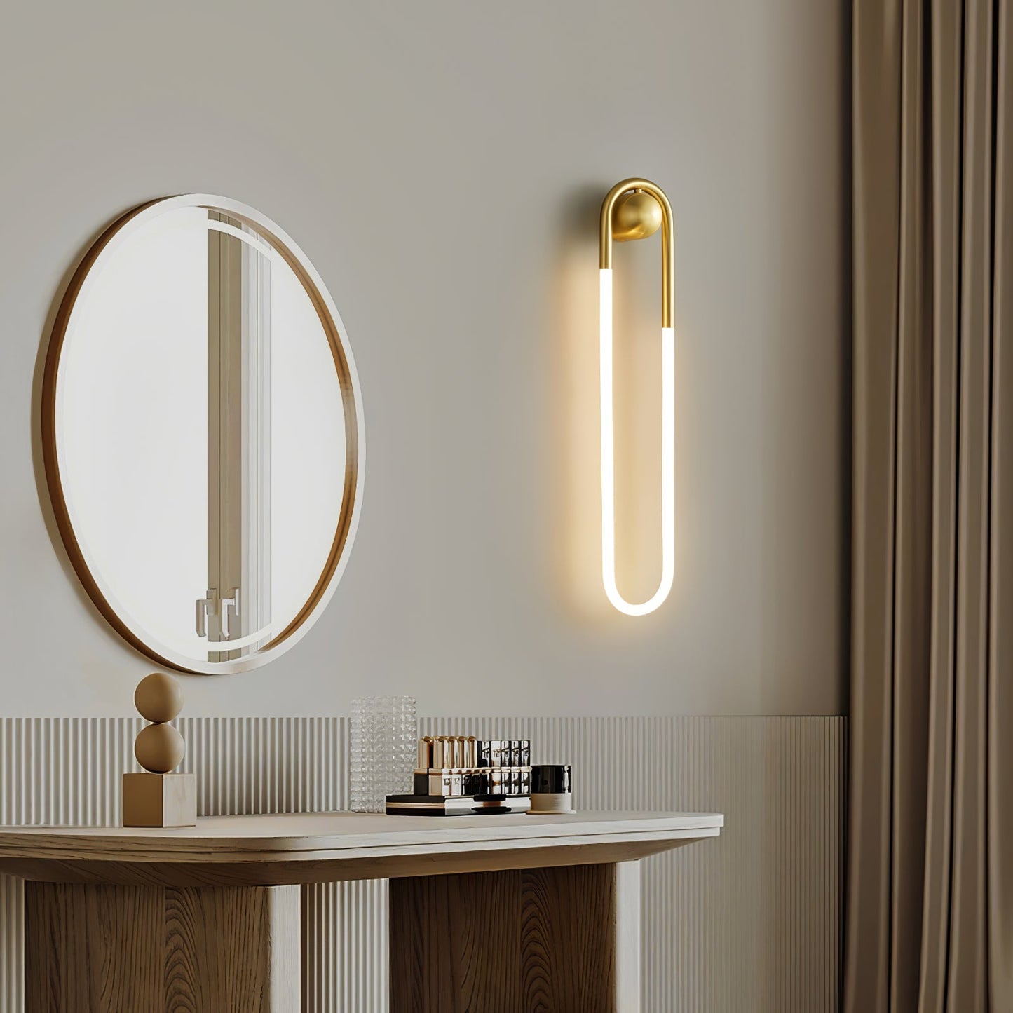 Nordisk oval vägglampa