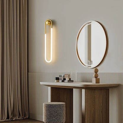 Nordisk oval vägglampa