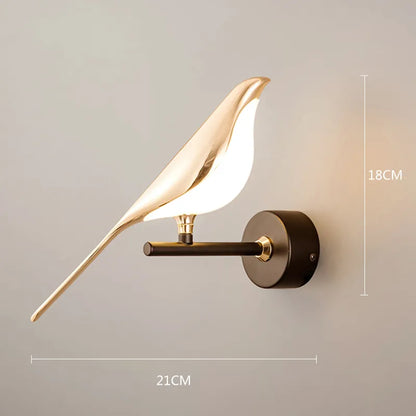 Vägglampa Fåglar