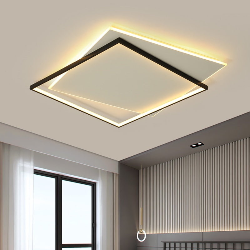 Taklampa med modern form