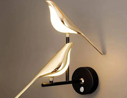 Vägglampa Fåglar