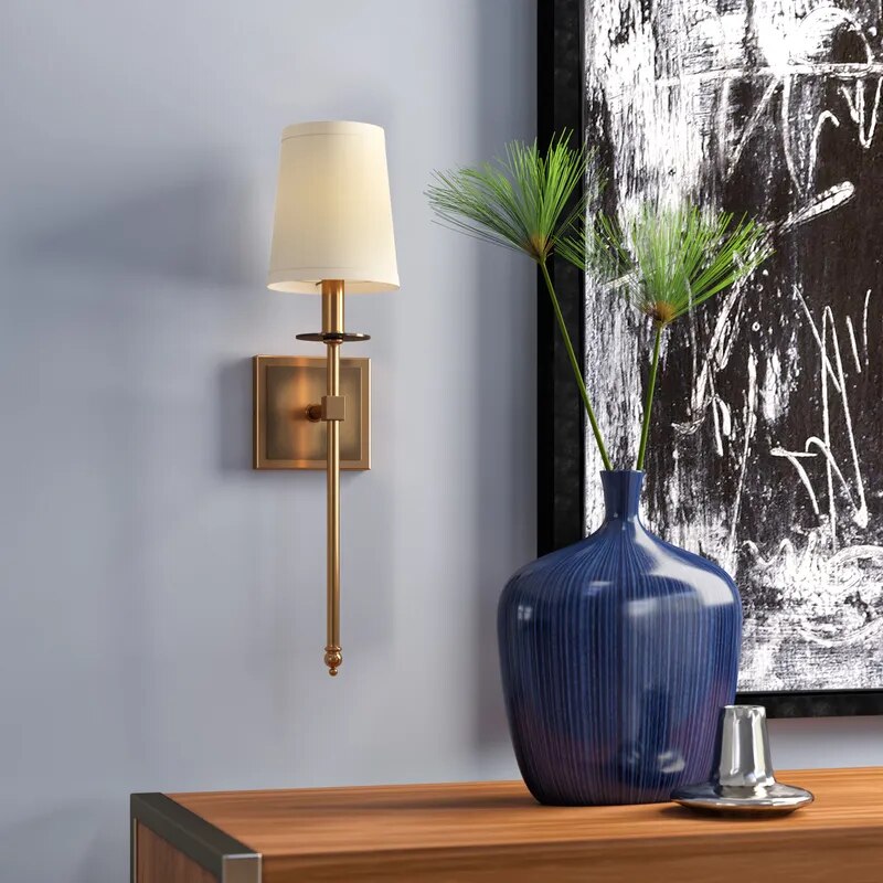 Vägglampa i amerikansk design