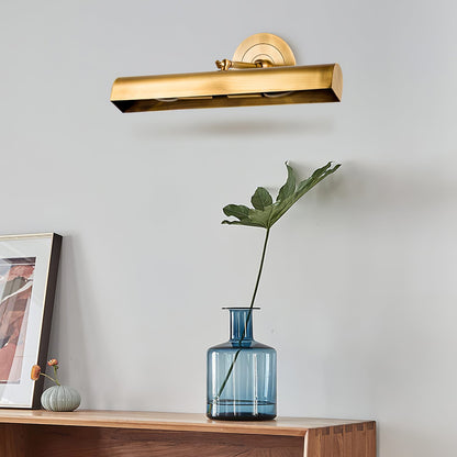 Retro vägglampa i guld