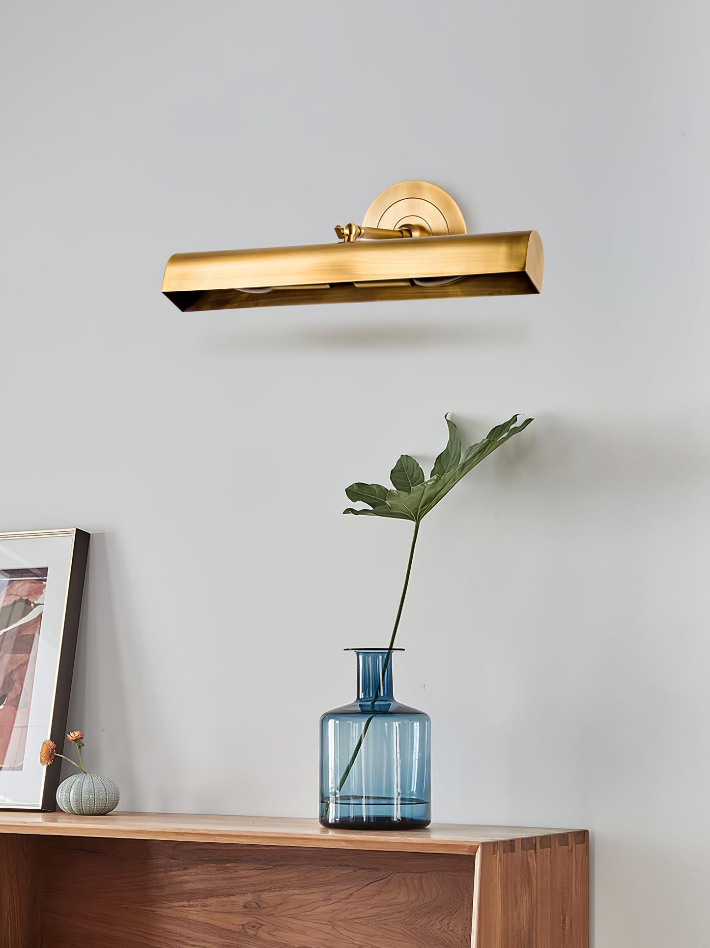 Retro vägglampa i guld