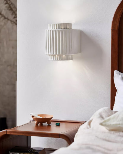 Vägglampa med pelare